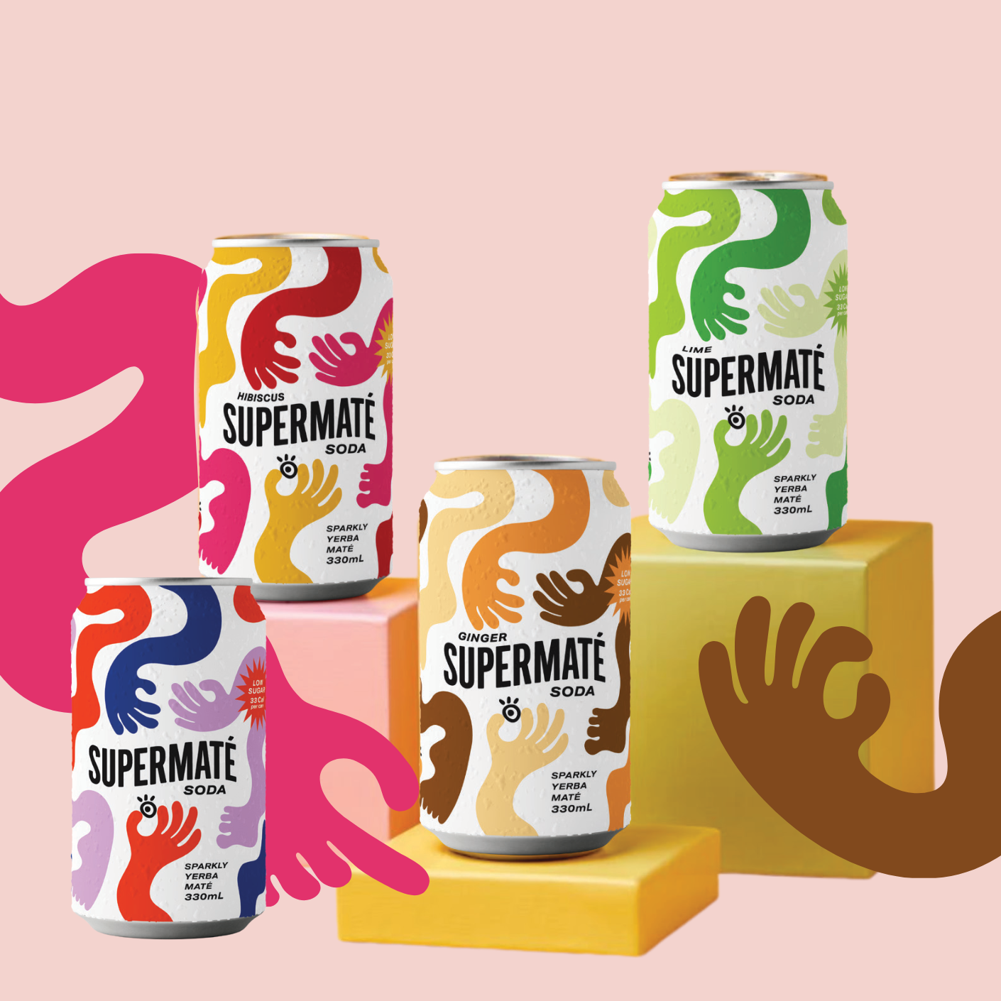 Supermaté Party Box (Mixed) 16 x 330ml – Supermaté Soda