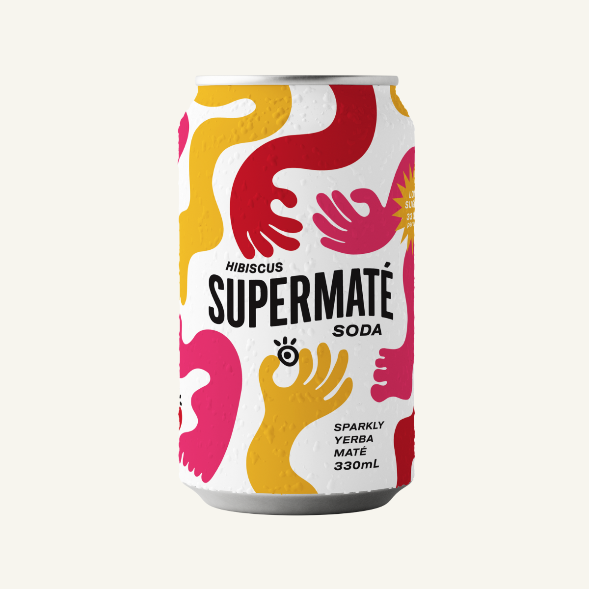 Yerba Maté Soda with Hibiscus 16 x 330ml
